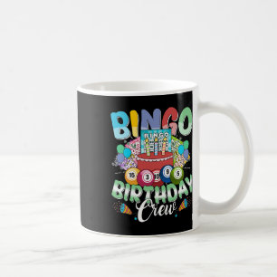 Bingo Birthday Crew Bingo Player Vintage Christmas Coffee Mug