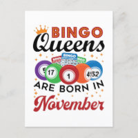 Bingo Birthday Women November