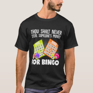 Bingo Caller Player Lucky Bingo 16 T-Shirt