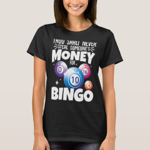 Bingo Caller Player Lucky Bingo 26 T-Shirt