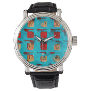 BINGO Card Abstract Impressionism Watch