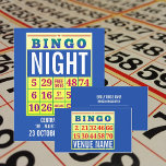 Bingo Card, Bingo Night Advertising Flyer<br><div class="desc">Bingo Card,  Bingo Night Advertising Flyers By The Business Card Store.</div>