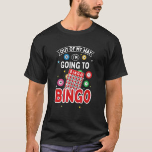 Bingo Card Game For Caller Going To Bingo T-Shirt