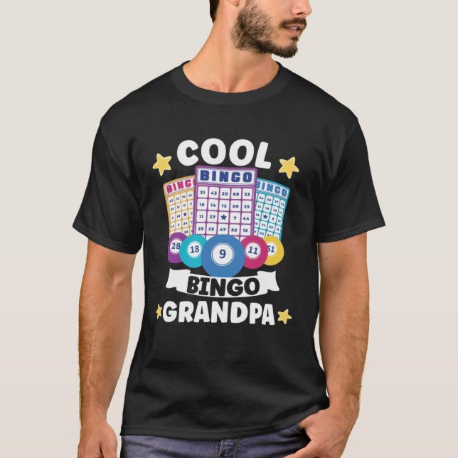 Bingo Card Game Grandma Bingo Player Bingo Cards   T-Shirt (Front)