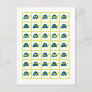 Bingo Card Markers Blue Sea Turtles