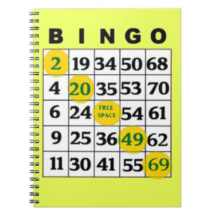 BINGO Card Notebook