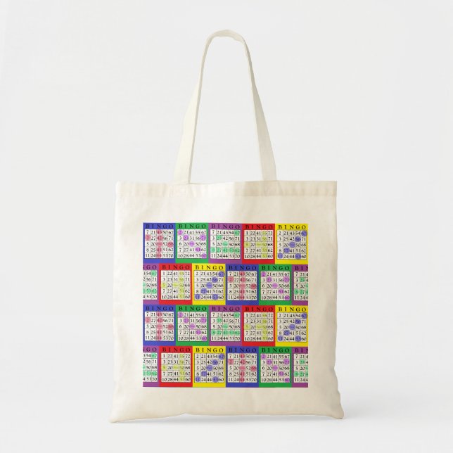 BINGO Cards Bingo Tote  Bag (Front)