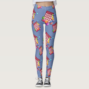 Bingo Cards Design Small Print Leggings