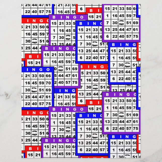 Bingo Cards pattern (Front)