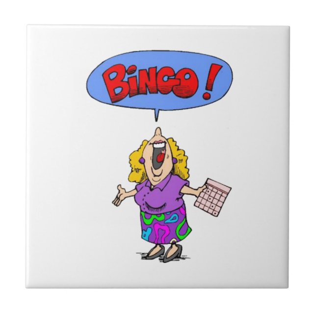 Bingo Ceramic Tile (Front)