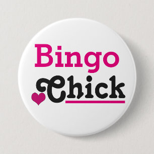 Bingo Chick 7.5 Cm Round Badge