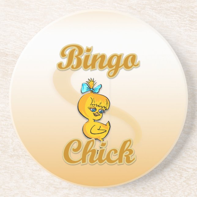 Bingo Chick Coaster (Front)