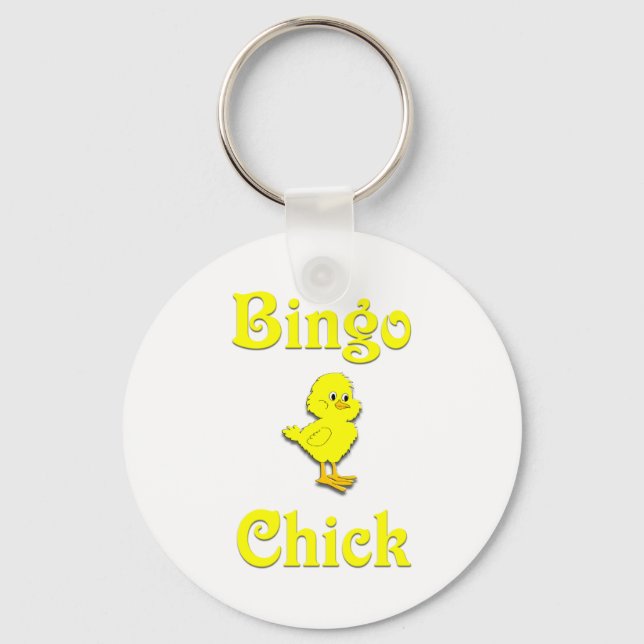Bingo Chick Key Ring (Front)