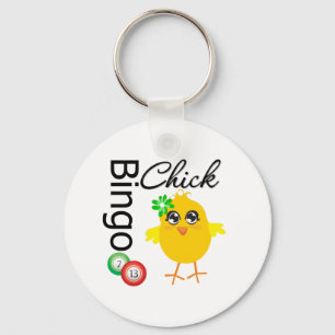 Bingo Chick Key Ring
