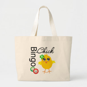 Bingo Chick Large Tote Bag