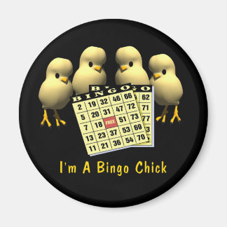 Bingo Chick Magnet