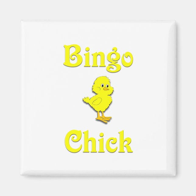 Bingo Chick Magnet (Front)