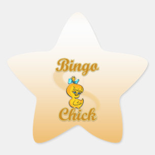 Bingo Chick Star Sticker