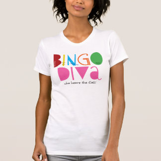 Bingo Diva Ladies Casual Scoop T-Shirt