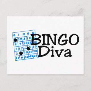 Bingo Diva Postcard