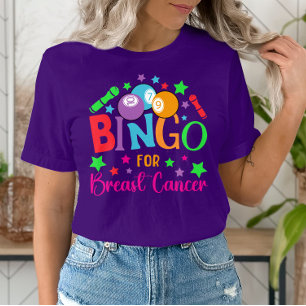 Bingo for Breast Cancer, Awareness, Bingo Nights T-Shirt