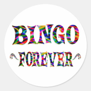BINGO Forever Classic Round Sticker