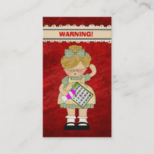 Bingo Fun Cartoon Mini Doodle card