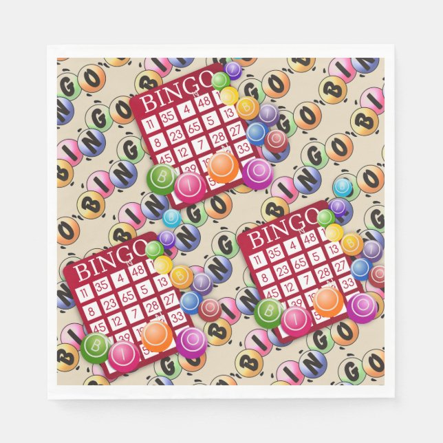 Bingo Fun Napkin (Front)