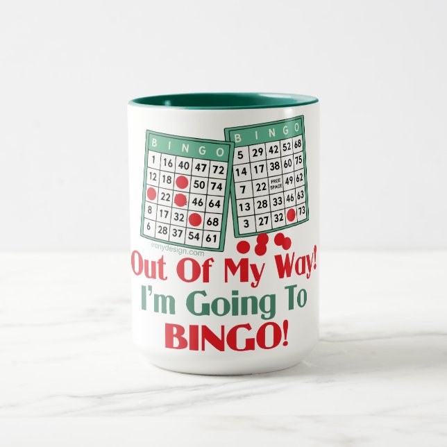 Bingo Funny Saying Mug (Center)