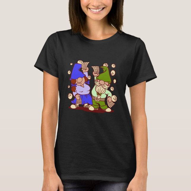 bingo gnomes playing T-Shirt (Front)