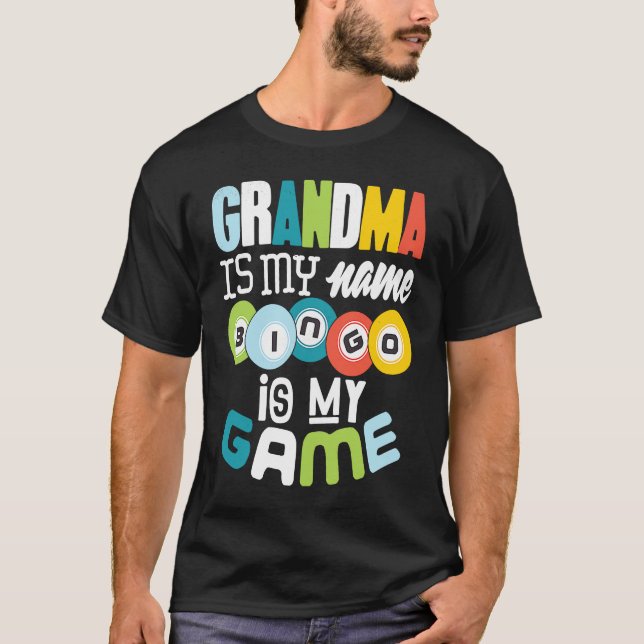 Bingo Grandma  Lucky Grandmother Nana Mimi Women T-Shirt (Front)