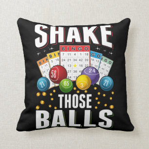 Bingo Humour Men Women Funny Bingo Player Cushion