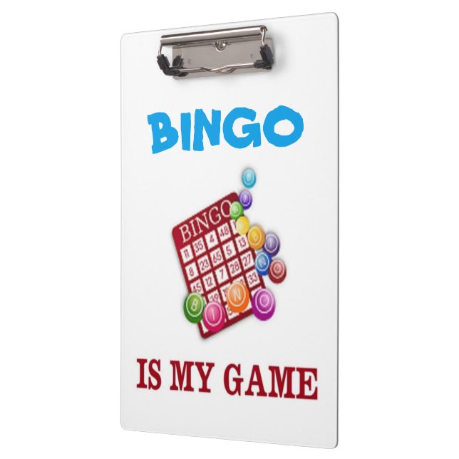 BINGO IS MY GAME CLIPBOARD (Left)