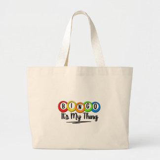 BINGO, It’s My Thing Large Tote Bag