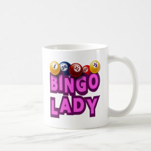 BINGO LADY COFFEE MUG