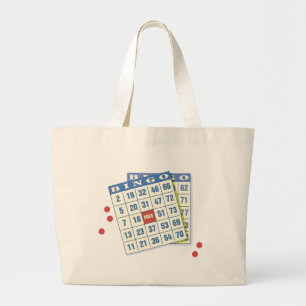 bingo large tote bag