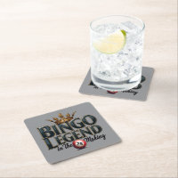 Bingo Legend Crowned in Gold Retro Typography