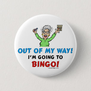 Bingo Lovers 6 Cm Round Badge
