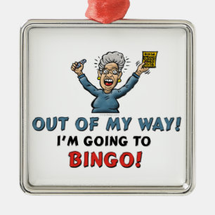 Bingo Lovers Metal Tree Decoration