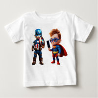BINGO Marvel Heroes T-Shirt For Kids & Infant Baby