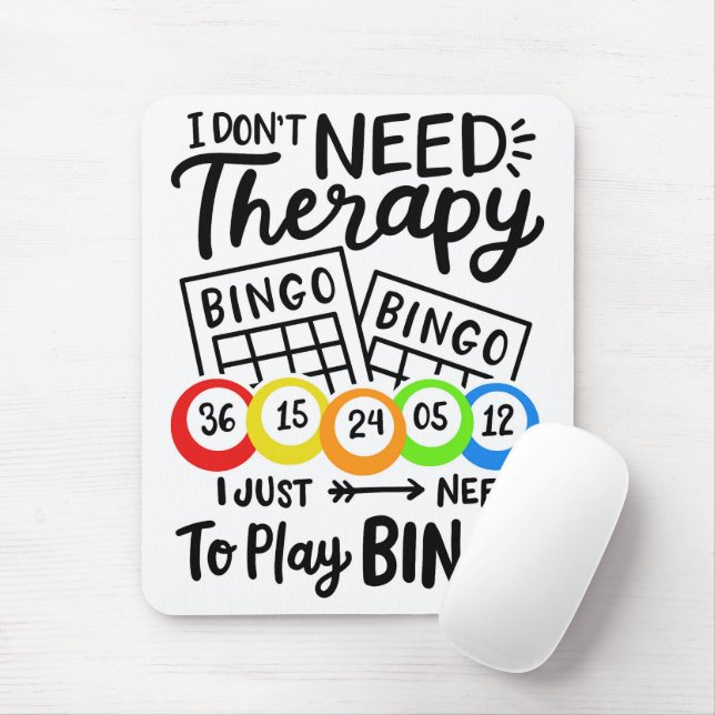 Bingo-  Mousepad (With Mouse)