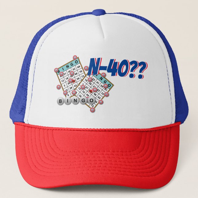 Bingo N40 Las Vegas Trucker Hat (Front)