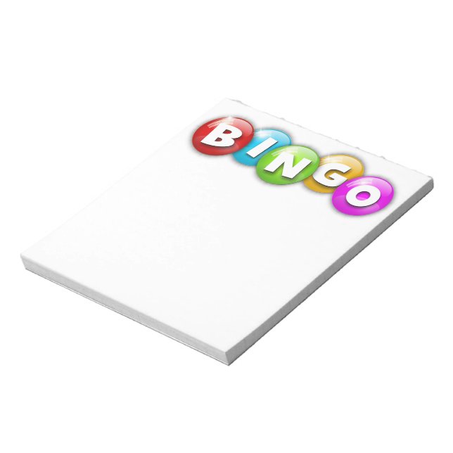 Bingo Notepad (Rotated)