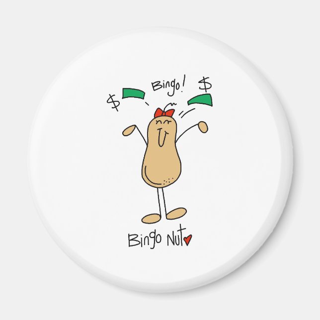 Bingo Nut Magnet (Front)