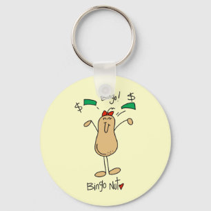 Bingo Nut T-shirts and Gifts Key Ring