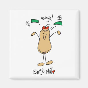 Bingo Nut T-shirts and Gifts Magnet