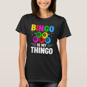 Bingo Player Bingo Halls Casino Game Card Game Bin T-Shirt