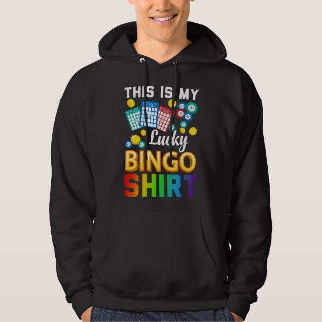 Bingo Player Bingo  This Is My Lucky Bingo Hoodie (Front)