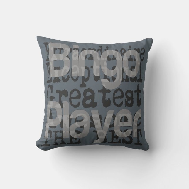 Bingo Player Extraordinaire Cushion (Front)