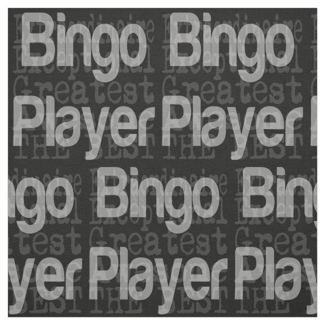 Bingo Player Extraordinaire Fabric (Swatch)